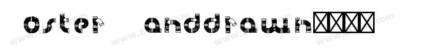 Roster Handdrawn字体转换